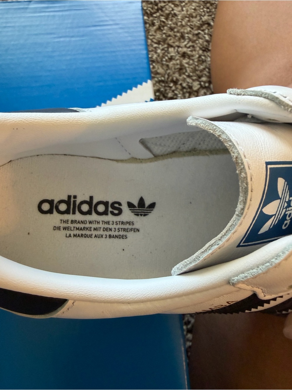 adidas Samba Low-Profile Sneaker in White, Black, Gray - Picture 12 of 12
